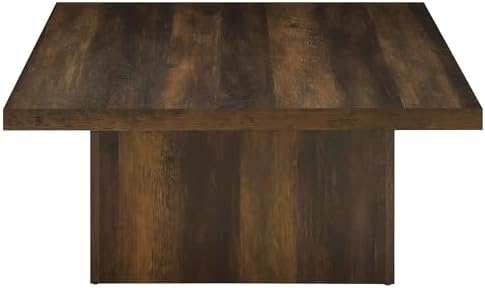Coaster Devar 35.5-Inch Living Room Square Coffee Table, Dark Pine 710888 - Image 6