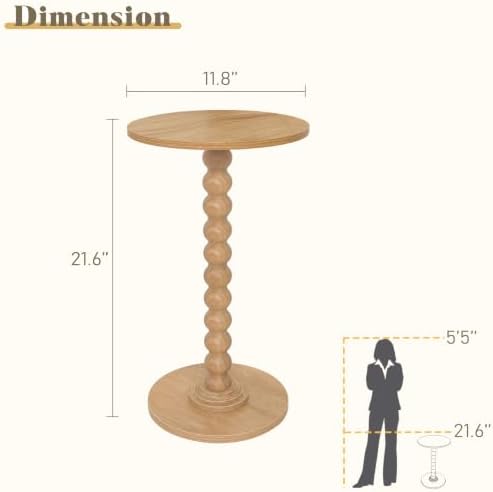 Fultyle Small Side Table, Drink Table - Image 3