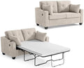 Full Size Pull Out Sleeper Sofa Bed, Pullout Loveseat Couch Bed by CHICHOUSE