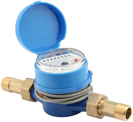 DN15 Water Meter 1/2" NPT, AWWA C712 Certification Gallon Water Flow Meter by Watflow