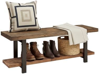Pomona Solid Wood Entryway Bench by AlaterreFurniture