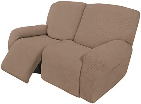 Easy-Going 6 Pieces RV Recliner Loveseat Sofa Slipcover Camel by Easy-Going