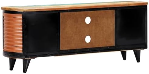 Solid Reclaimed Wood TV Stand 47.2x11.8x17.7 Inches - Image 3