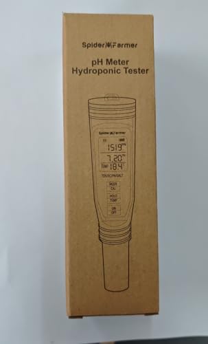 Spider Farmer 5-in-1 Digital pH Meter Kit Pen Tester - Image 2