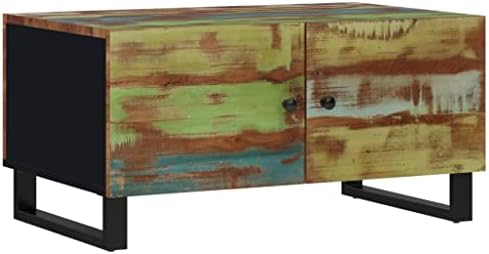 Rustic Reclaimed Wood Coffee Table, Modern Living Room Centerpiece, - Image 3