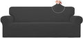 Easy-Going Stretch Oversized Sofa Couch Slipcover Washable Dark Gray by Easy-Going
