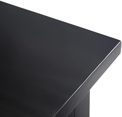 SIMPLIHOME Warm Shaker 14" Narrow Side Tables in Black - Image 5