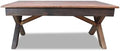 Solid Reclaimed Mahogany Wood Coffee Table 43.3x23.6x17.7 Inches, Rustic by Unknown