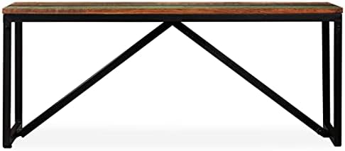 SKM Bench Solid Reclaimed Wood 110x35x45 cm - Image 2