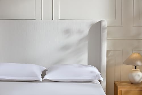 California King Size Upholstered Bed Frame, Elegant Simplicity/Strong Wood - Image 4