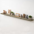 Acovy 72" Unfinished Solid Reclaimed Wood Floating Shelves, Rustic Heavy-Duty by Acovy