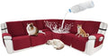 Waterproof Sectional Reclining Couch Covers L Shaped Recliner Sectional Sofa by ROFASVCO