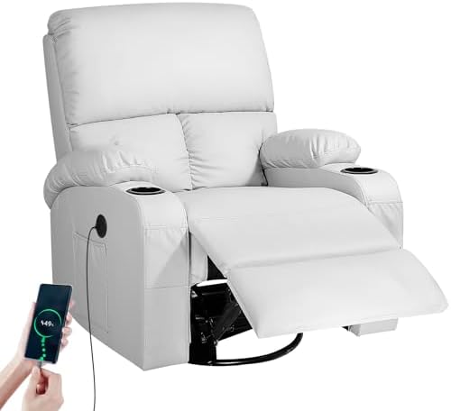 LAFWELL Rocking Recliner Chair, Massage Rocker Recliner Chair by LAFWELL
