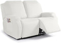 TAOCOCO Recliner Loveseat Slipcover, 2 Pieces Polyester Fabric Stretch Sofa by TAOCOCO