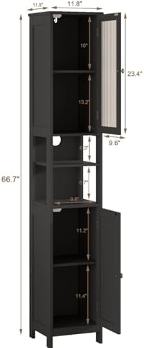 ChooChoo Narrow Bathroom Storage Cabinet - Image 3