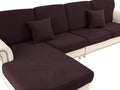 LA MEACK Couch Cushion Covers for Sectional Sofa L Shape Washable Separate Seat by LA+MEACK