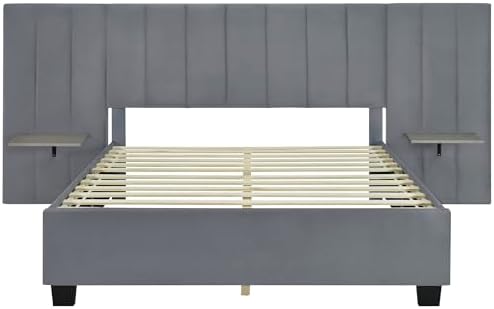 Queen Size Upholstered Bed Frame - Image 4