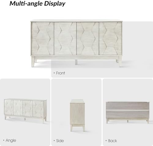 HULALA HOME Mid Century Sideboard Buffet Cabinet - Image 6