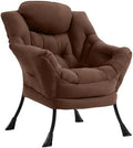 Furlide Lazy Chair with Ottoman, Soft Comfy Chair by Furlide