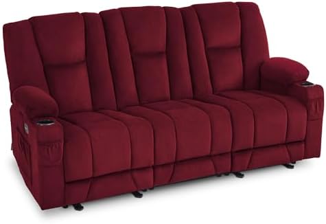 MCombo 81 in 3 Seater Reclining Sofa by MCombo
