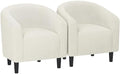 Yaheetech Compact Corduroy Accent Chairs Set of 2 by Yaheetech