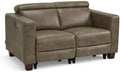 MCombo Zero Wall Hugger Power Loveseat Recliner Sofa by MCombo