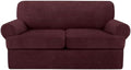 T Cushion Loveseat Slipcover 3 Pieces Sofa Covers by Jcones