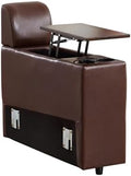 ORRD Multifunctional Faux Leather Storage Console by ORRD
