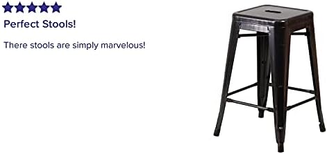 Flash Furniture 24 in Metal Counter Stool - Image 5