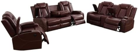 Electric Power Recliner Chair/Loveseat/Sofa Living Room, Comfy Home Theater by UOCFYK