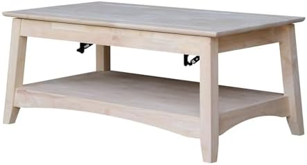 International Concepts Bombay Tall Coffee Table, Unfinished by InternationalConcepts