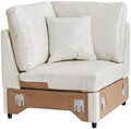 ORRD Modern Faux Leather Corner Sofa Seat by ORRD