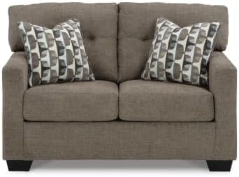 Signature Design by Ashley Mahoney 2-Seater Loveseat, Chocolate Brown - Image 3