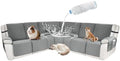 Waterproof Sectional Reclining Couch Covers L Shaped Recliner Sectional Sofa by ROFASVCO