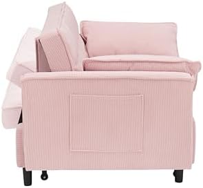 Eafurn 3-in-1 Convertible Loveseat Pull Out Couch Bed - Image 7