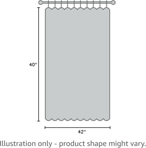 YoungsTex Short Linen Kitchen Curtains 40 Inch Length - Image 3