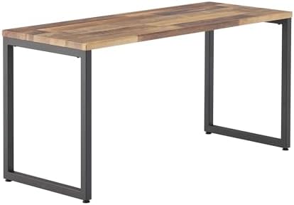 Vari Table for Home Office – 60x24 – Reclaimed Wood/Slate by Unknown