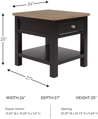 Signature Design by Ashley Drazmine Casual End Table - Image 3