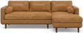 SIMPLIHOME Morrison 102" Full-Grain Leather Right-Facing Sectional Sofa by SimpliHome