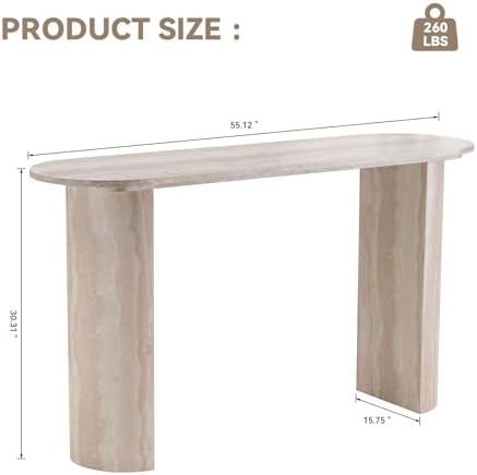 LKTART 55" Console Table for Entryway - Image 2