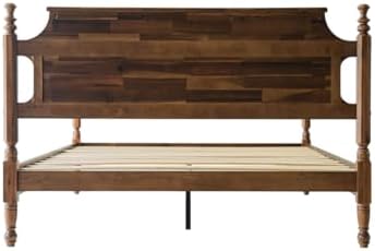 Solid Wood King SizePlatform Bed Frame - Image 5
