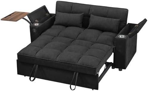 hansones 65'' 3-in-1 Folding Convertible Sofa Bed, Pullout Sofa, Modern - Image 6