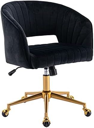 KCC Vanity Chair Velvet Desk Chair by KCC