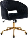KCC Vanity Chair Velvet Desk Chair by KCC