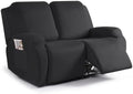 TAOCOCO Recliner Loveseat Slipcover, 2 Pieces Polyester Fabric Stretch Sofa by TAOCOCO