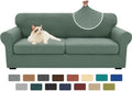 XINEAGE 3-Piece Stretch Sofa Cover, Washable Couch Covers by XINEAGE