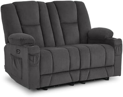 MCombo 57 in Power Reclining Loveseat by MCombo