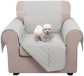 U-NICE HOME Reversible Recliner Chair Covers, Light Grey by U-NICEHOME
