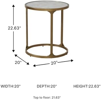 Signature Design by Ashley Korajane Round End Table, 20 Inch - Image 3