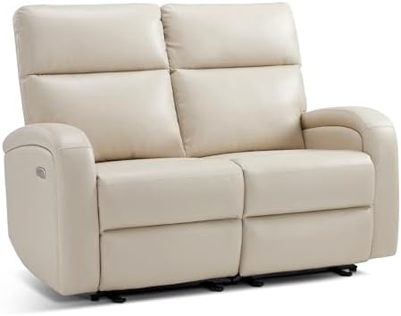 MCombo 56" Zero Wall Recliner Loveseat, 2-Seat Power Wall Hugger Sofa by MCombo